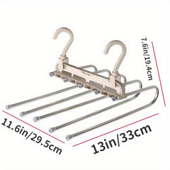 1pc Pants Hangers Space Saving Scarf Hangers