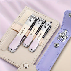 Stainless Steel Nail Clippers & File Set, Ear Cleaning Tools, Manicure Tool