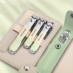 Stainless Steel Nail Clippers & File Set, Ear Cleaning Tools, Manicure Tool