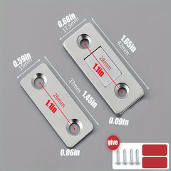 1pc Magnetic Sliding Door Invisible Strong Self Priming Door Stoppers