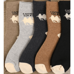 5 Pairs Men's Winter Crew Socks Thick Cotton Warm Socks