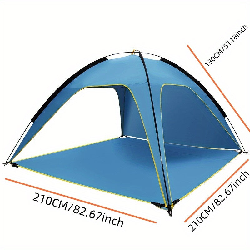 Spacious Outdoor Beach Tent with UV and Rain Protection