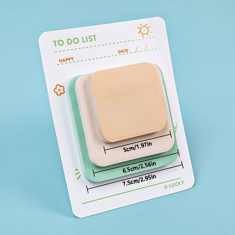 Student Sticky Notes Set - Colorful Message Note Stickers