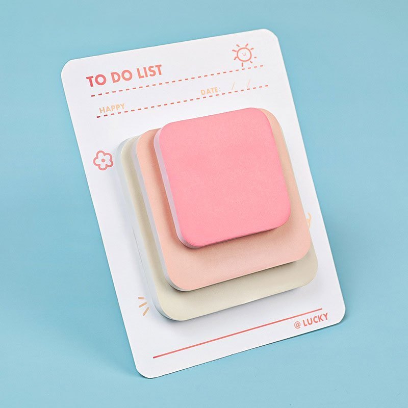 Student Sticky Notes Set - Colorful Message Note Stickers