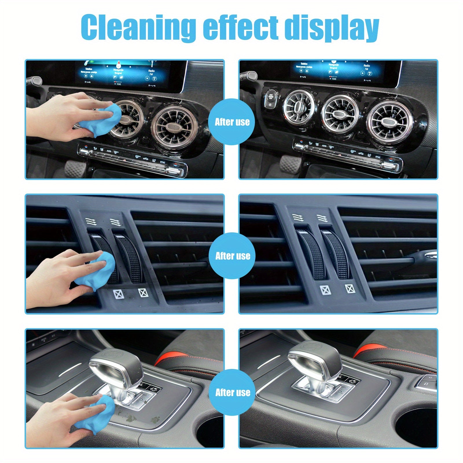 Car Interior Gap Cleaning Mud Dust Removal Multifunctional Cleaner