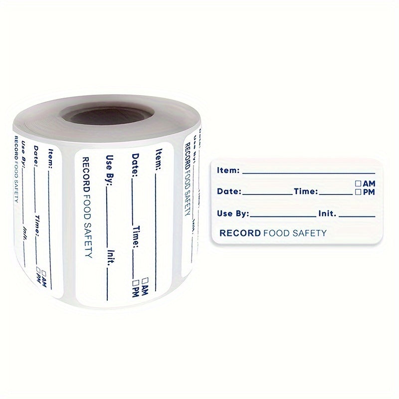 500pcs Kitchen Sticker Refrigerator Freezer Food Storage Label Roll