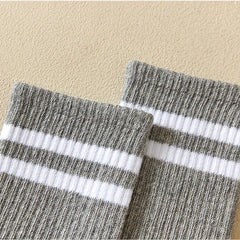 6 Pairs Men's Sport Crew Socks Autumn Winter Casual
