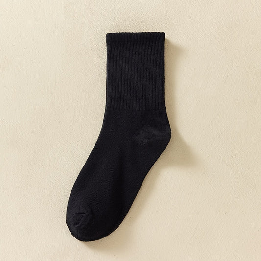 6 Pairs Men's Sport Crew Socks Autumn Winter Casual