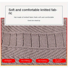 Winter Beanie Hat & Scarf Set Knitted Hat For Men And Women