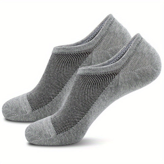 4 Pairs Men's Low Cut Ankle Socks Casual Cotton Socks
