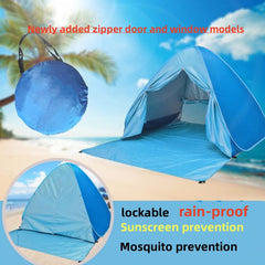 Quick Automatic Beach Tent Sun Shelter UV Protective Lightweight
