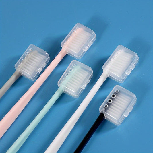 10pcs Adult Soft Toothbrush Macaroon Oral Care Cleaning