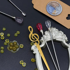 Fire Paint Stirring Stick Burning Wax Tool DIY Decoration
