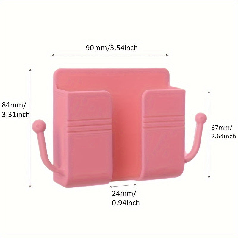 Plastic Wall Mounted Plug Holder Organizer Storage Holder