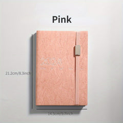 312pg A5 English Schedule Book PU Notebook 365 Daily Planner