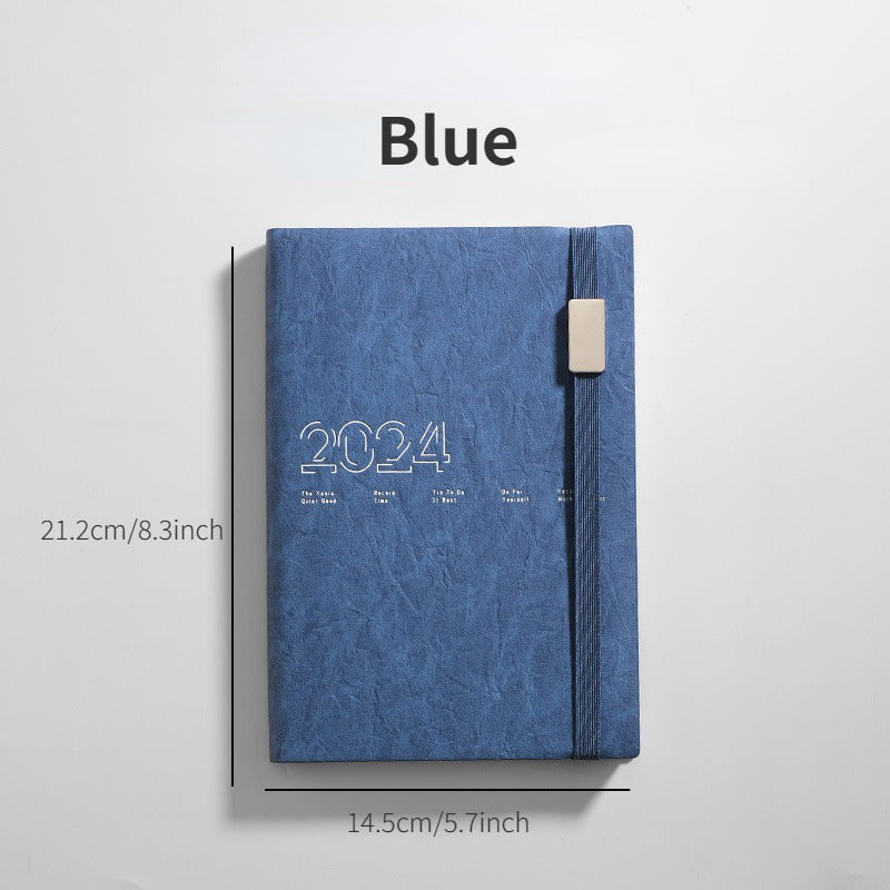 312pg A5 English Schedule Book PU Notebook 365 Daily Planner