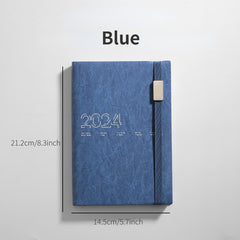 312pg A5 English Schedule Book PU Notebook 365 Daily Planner