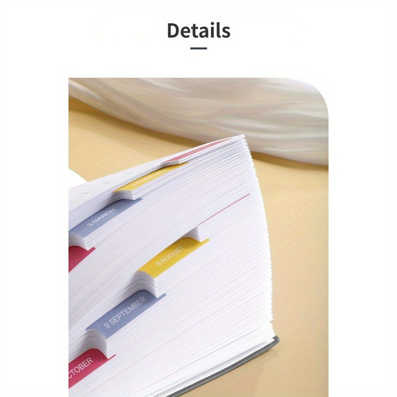 312pg A5 English Schedule Book PU Notebook 365 Daily Planner
