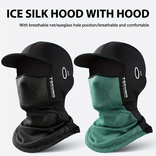 Summer Breathable Balaclava Full Face Mask Scarf Hiking Hat Cycling Hat
