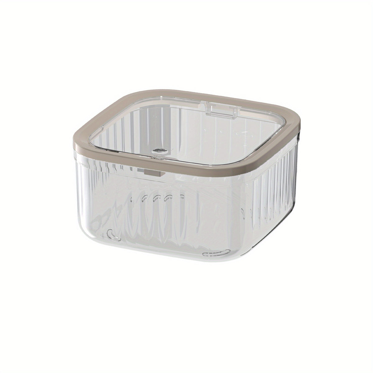 1 Pc Transparent Desktop Storage Box Household Trash Can Kitchen Storage Box Cos