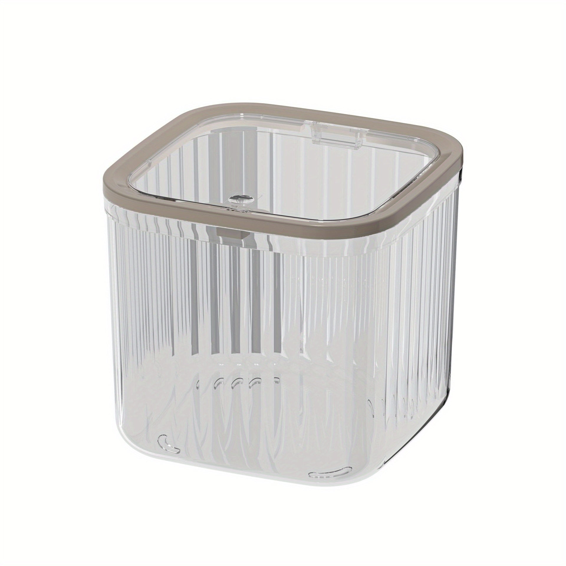 1 Pc Transparent Desktop Storage Box Household Trash Can Kitchen Storage Box Cos