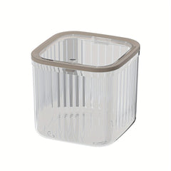 1 Pc Transparent Desktop Storage Box Household Trash Can Kitchen Storage Box Cos