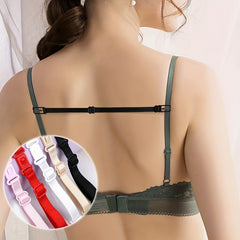 5pcs Invisible Bra Shoulder Straps Adjustable Elastic Underwear Straps
