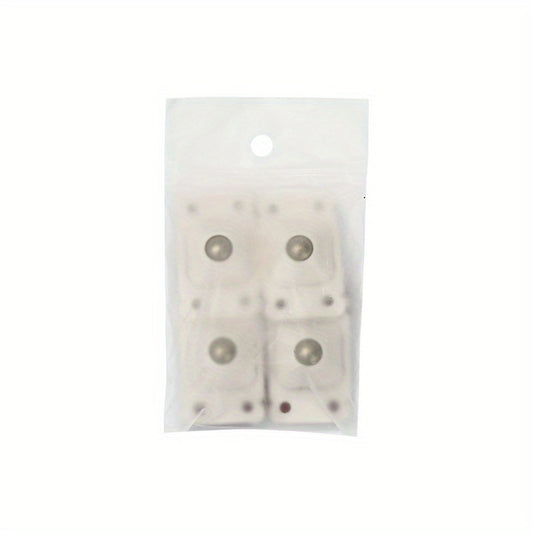 4pcs Adhesive Universal Pulley with 4 Ball for Trash Can Storage Box Bottom