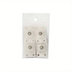 4pcs Adhesive Universal Pulley with 4 Ball for Trash Can Storage Box Bottom