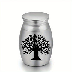 Stainless Steel Cat Ashes Container Pet Memorial Cremation Urn