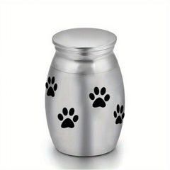 Stainless Steel Cat Ashes Container Pet Memorial Cremation Urn