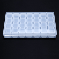 28 Grid Diamond Embroidery Storage Box Plastic Bins Home Decor