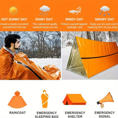 Emergency Sleeping Bag Survival Bivy Sack for Outdoor Camping