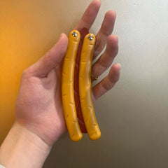 Hot Dog Butterfly Decompression Toy - Fun Novelty Toy