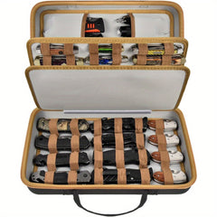 Restaurant Display Case 56 Pocket Folding Knives Storage Green