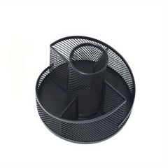 Metal Rotating Pen Barrel Stationery Barrel Creative Desktop Storage Box