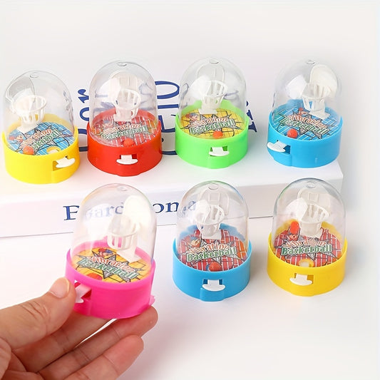 10pcs Mini Handheld Basketball Palm Basketball Shooting Machine Puzzle Toys