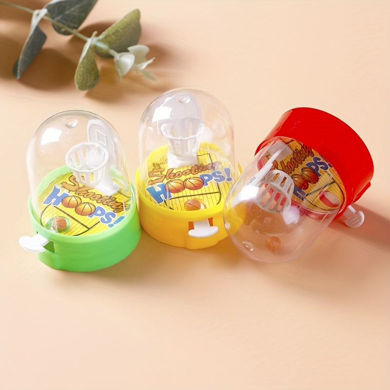 10pcs Mini Handheld Basketball Palm Basketball Shooting Machine Puzzle Toys