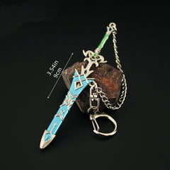 Alloy Sword Model Keychain Mini Key Chain Pendant