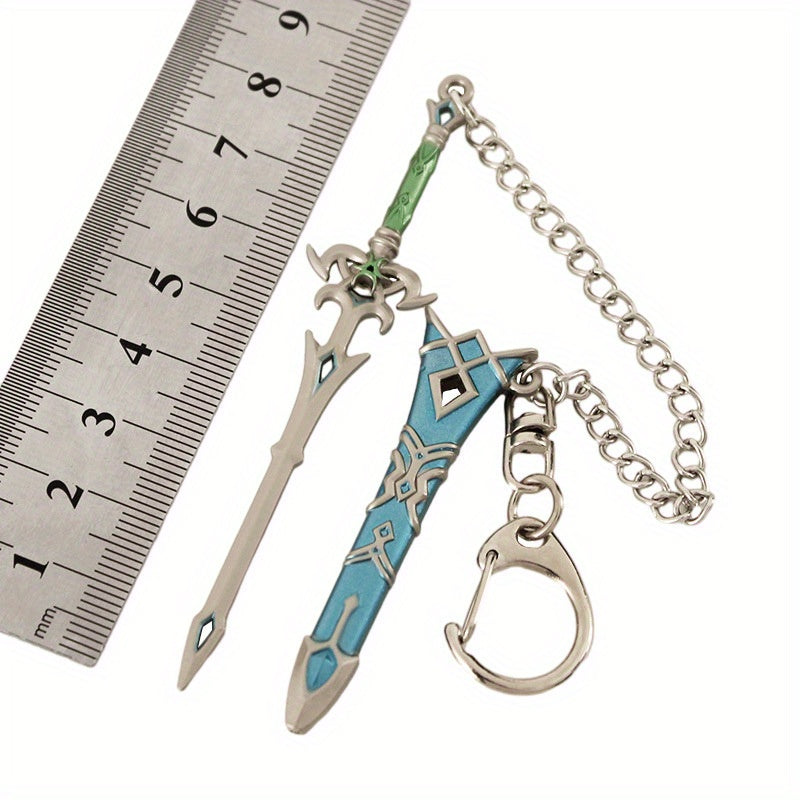 Alloy Sword Model Keychain Mini Key Chain Pendant