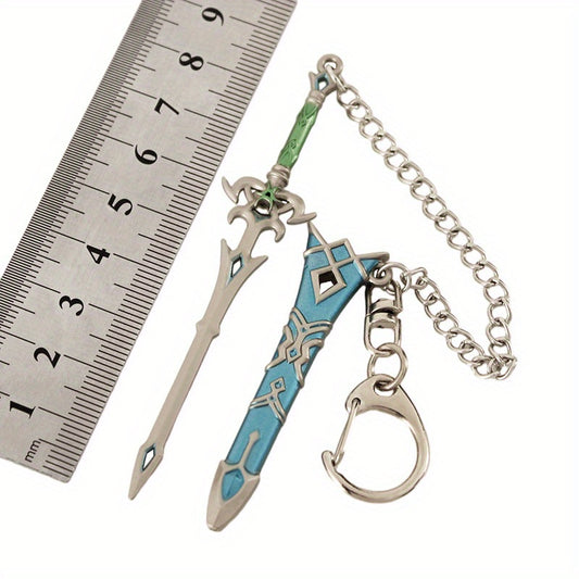 Alloy Sword Model Keychain Mini Key Chain Pendant