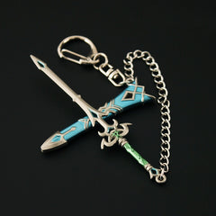 Alloy Sword Model Keychain Mini Key Chain Pendant