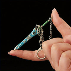 Alloy Sword Model Keychain Mini Key Chain Pendant