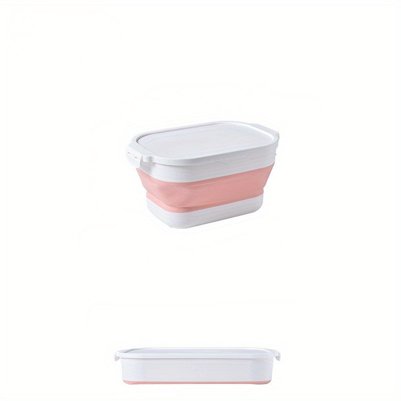 Folding Plastic Storage Box Car Trunk Organizer with Cover