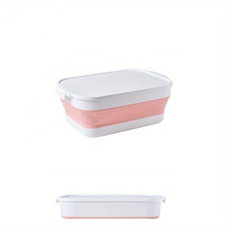 Folding Plastic Storage Box Car Trunk Organizer with Cover