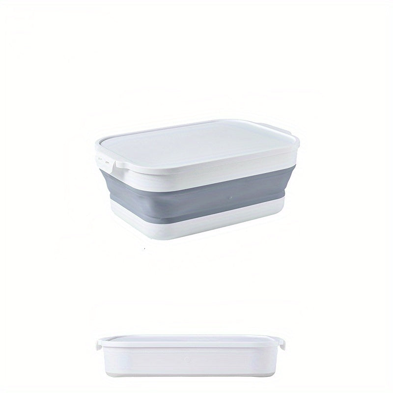 Folding Plastic Storage Box Car Trunk Organizer with Cover
