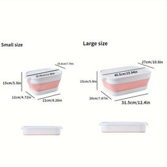 Folding Plastic Storage Box Car Trunk Organizer with Cover