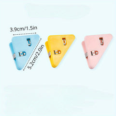 Transparent Triangle Clip Office Stationery Bookclip
