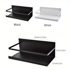 1pc Refrigerator Rack Iron Punch Spice Rack Japanese Style
