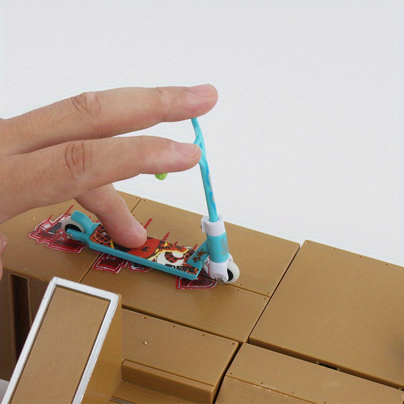 Mini Alloy Finger Skateboard Vitality Car Toy